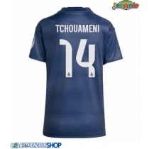 Maglie da calcio Real Madrid Aurelien Tchouameni #14 Seconda Maglia Femminile 2025-26 Manica Corta